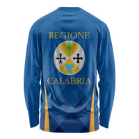 Italy Calabria Long Sleeve Shirt Flag Style - Wonder Print Shop