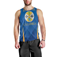 Italy Calabria Men Tank Top Flag Style - Wonder Print Shop