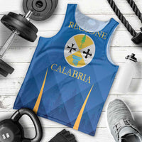 Italy Calabria Men Tank Top Flag Style - Wonder Print Shop