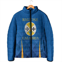 Italy Calabria Padded Jacket Flag Style - Wonder Print Shop