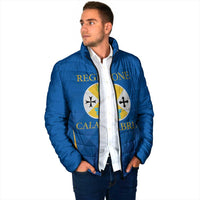 Italy Calabria Padded Jacket Flag Style - Wonder Print Shop