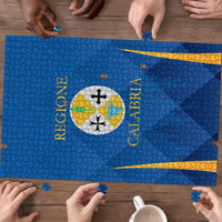 Italy Calabria Puzzle Flag Style - Wonder Print Shop