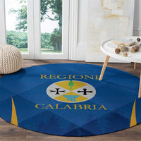 Italy Calabria Round Carpet Flag Style - Wonder Print Shop