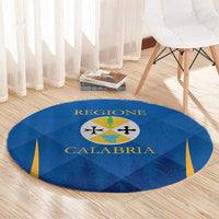 Italy Calabria Round Carpet Flag Style - Wonder Print Shop