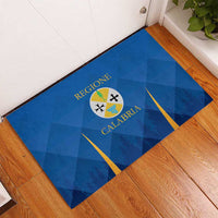 Italy Calabria Rubber Doormat Flag Style - Wonder Print Shop