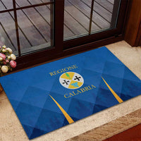 Italy Calabria Rubber Doormat Flag Style - Wonder Print Shop