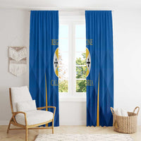 Italy Calabria Window Curtain Flag Style - Wonder Print Shop