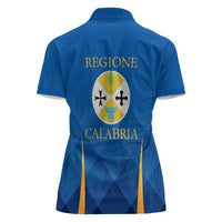 Italy Calabria Women Polo Shirt Flag Style - Wonder Print Shop