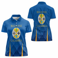 Italy Calabria Women Polo Shirt Flag Style - Wonder Print Shop