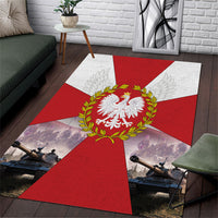 Polish Armed Forces Day Area Rug Bog Honor Ojczyzna Heritage