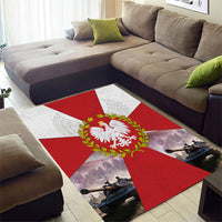 Polish Armed Forces Day Area Rug Bog Honor Ojczyzna Heritage