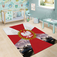Polish Armed Forces Day Area Rug Bog Honor Ojczyzna Heritage