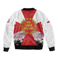 Polish Armed Forces Day Bomber Jacket Bog Honor Ojczyzna Heritage