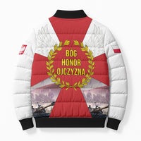 Polish Armed Forces Day Bomber Puffer Jacket Bog Honor Ojczyzna Heritage