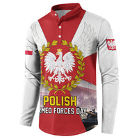Polish Armed Forces Day Button Sweatshirt Bog Honor Ojczyzna Heritage