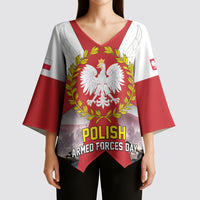 Polish Armed Forces Day Kimono Sleeve Blouse Bog Honor Ojczyzna Heritage