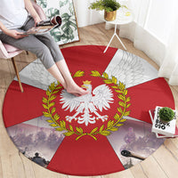 Polish Armed Forces Day Round Carpet Bog Honor Ojczyzna Heritage