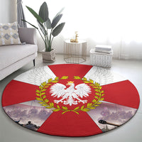 Polish Armed Forces Day Round Carpet Bog Honor Ojczyzna Heritage