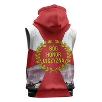 Polish Armed Forces Day Sleeveless Hoodie Bog Honor Ojczyzna Heritage