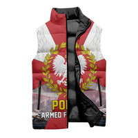 Polish Armed Forces Day Sleeveless Puffer Jacket Bog Honor Ojczyzna Heritage