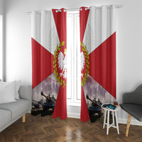 Polish Armed Forces Day Window Curtain Bog Honor Ojczyzna Heritage