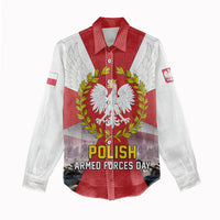 Polish Armed Forces Day Women Casual Shirt Bog Honor Ojczyzna Heritage