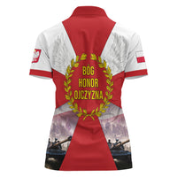 Polish Armed Forces Day Women Polo Shirt Bog Honor Ojczyzna Heritage