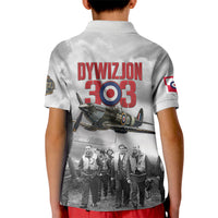 Polish 303 Squadron Kid Polo Shirt Battle Of Britain Air Heroes