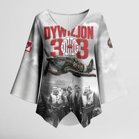 Polish 303 Squadron Kimono Sleeve Blouse Battle Of Britain Air Heroes