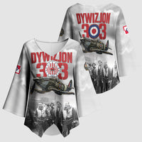 Polish 303 Squadron Kimono Sleeve Blouse Battle Of Britain Air Heroes