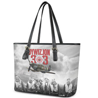 Polish 303 Squadron Leather Tote Bag Battle Of Britain Air Heroes