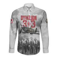 Polish 303 Squadron Long Sleeve Button Shirt Battle Of Britain Air Heroes