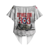 Polish 303 Squadron Off Shoulder Wrap Waist Top Battle Of Britain Air Heroes
