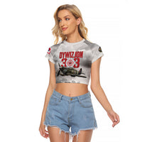 Polish 303 Squadron Raglan Cropped T Shirt Battle Of Britain Air Heroes