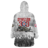 Polish 303 Squadron Wearable Blanket Hoodie Battle Of Britain Air Heroes
