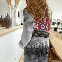 Polish 303 Squadron Women Casual Shirt Battle Of Britain Air Heroes