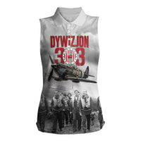 Polish 303 Squadron Women Sleeveless Polo Shirt Battle Of Britain Air Heroes