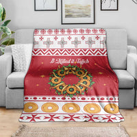 Malta Christmas Blanket Maltese Honey Rings - Wonder Print Shop