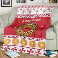Malta Christmas Blanket Maltese Honey Rings - Wonder Print Shop