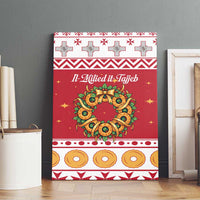 Malta Christmas Canvas Wall Art Maltese Honey Rings - Wonder Print Shop