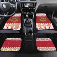 Malta Christmas Car Mats Maltese Honey Rings - Wonder Print Shop