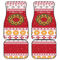 Malta Christmas Car Mats Maltese Honey Rings - Wonder Print Shop