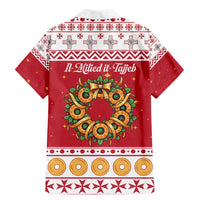 Malta Christmas Family Matching Mermaid Dress and Hawaiian Shirt Maltese Honey Rings - Wonder Print Shop