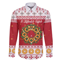 Malta Christmas Family Matching Short Sleeve Bodycon Dress and Hawaiian Shirt Maltese Honey Rings - Wonder Print Shop