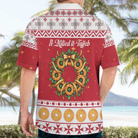 Malta Christmas Hawaiian Shirt Maltese Honey Rings - Wonder Print Shop