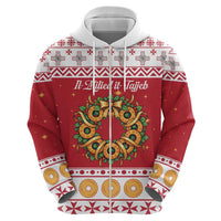 Malta Christmas Hoodie Maltese Honey Rings - Wonder Print Shop