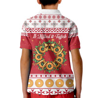 Malta Christmas Kid Polo Shirt Maltese Honey Rings - Wonder Print Shop