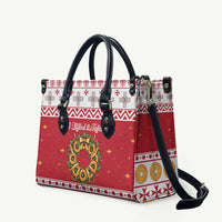 Malta Christmas Leather Bag Maltese Honey Rings - Wonder Print Shop
