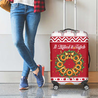 Malta Christmas Luggage Cover Maltese Honey Rings - Wonder Print Shop