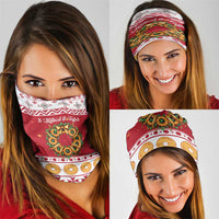 Malta Christmas Neck Gaiter Maltese Honey Rings - Wonder Print Shop